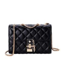 包包女包菱格链条包2020新款时尚简约百搭斜挎包单肩包