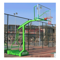 国云堂金属架子固定式方管篮球架1009高档仿液压式篮球架可移动球架MZ330