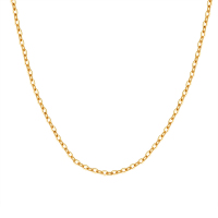 香港周六福珠寳金行國際集團有限公司 配饰礼物无吊坠女款简约时尚S925银项链 SXL0001 SXL0002 约0.6g