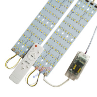 苏宁优购  LED吸顶灯改造灯板遥控调光调色灯条灯带长条灯管H型节能灯光源