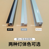 苏宁优购  玻璃层板灯18mm隔板夹板灯带led双面发光衣柜酒柜灯卡嵌入式