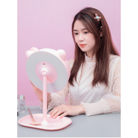 苏宁优购  化妆镜带LED灯台式女网红美妆补光灯