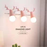 苏宁优购  北欧时尚创意鹿角墙壁灯led马卡龙现代简约床头灯壁灯卧室过道灯