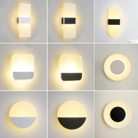 苏宁优购  床头灯壁灯 卧室过道简约现代阳台壁灯 电视背景墙壁灯卫生间楼梯