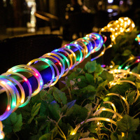 苏宁优购  太阳能灯带户外庭院灯led家用阳台布置闪烁彩灯花园装饰防水灯串