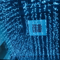 苏宁优购  led彩灯串灯闪灯冰条灯瀑布灯满天星窗帘灯户外防水网红灯