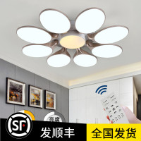 苏宁优购 客厅灯花形现代简约大气led吸顶灯饰家用创意餐厅灯具温馨卧室灯