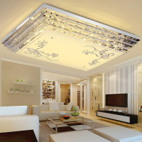 苏宁优购 LED吸顶灯水晶灯客厅灯长方形简约现代卧室餐厅灯大气灯具灯饰