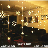 苏宁优购 唐晶 led彩灯雪花星星灯网红灯串灯卧室装饰灯改造房间窗帘灯挂灯饰