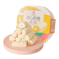 蒙味传奇流心奶卷休闲奶酪零食甜而不腻160g盒装