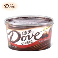 德芙原粒巴旦木巧克力碗装200g