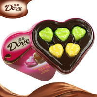 德芙 （Dove）牛奶夹心巧克力苹果味夹心巧克力 53G