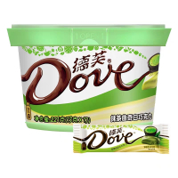 德芙抹茶曲奇白巧克力碗装221克