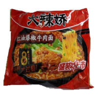 白象多半袋红油爆椒牛肉面149g