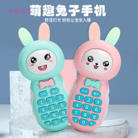儿童仿真电话益智手机音乐玩具女孩0-3岁可咬早教
