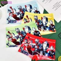 儿童卡通内裤4条装 2岁-11岁男童宝宝女童平角小男孩