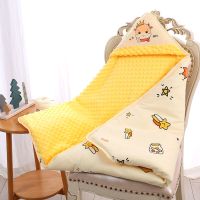 婴儿包被纯棉抱被冬季夹棉宝宝的小被子初生儿用品