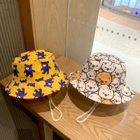 新款宝宝渔夫帽秋季儿童帽子大檐帽遮阳百搭婴儿可爱超萌盆帽