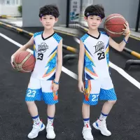 童装篮球服男童夏装背心套装新款儿童足篮球服中大童运动速干两件套