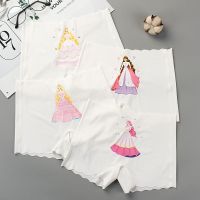 儿童内裤女不夹屁屁女童平角裤透气清凉中大童小学生四角内裤