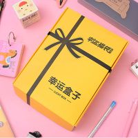 盲盒文具系列少女心手账幸运盒子大礼包盲箱学习用品套装手账福袋