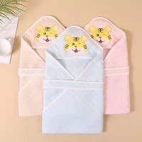 儿抱被初生婴儿棉保暖包被夹棉包单加厚襁褓三层包巾抱毯