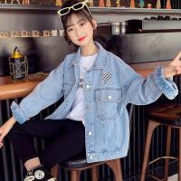 女童牛仔外套春秋新款儿童洋气时髦秋装中大童春装牛仔上衣潮