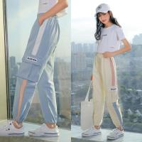 女童工装裤春装洋气大童夏装运动裤新款儿童裤子春秋外穿薄款