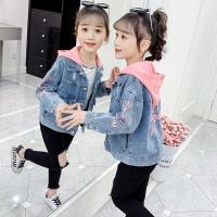 女童牛仔外套新款春装小女孩时尚洋气春秋季儿童短款上衣夹克