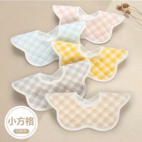 婴儿棉口水巾防水围兜儿宝宝围嘴小孩喂奶吃饭兜男女孩保暖