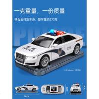 警车玩具宝宝回力小汽车儿童玩具车合金模型仿真男孩110警察车大