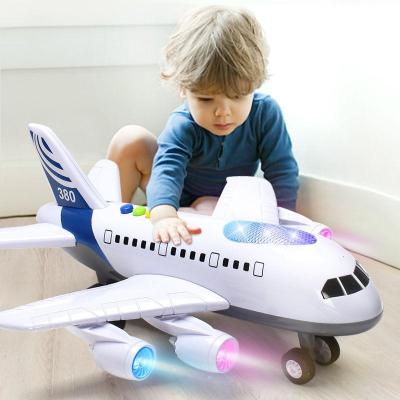 儿童玩具飞机男孩宝宝超大号耐摔惯性玩具车仿真客机多功能