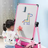 幼儿童画画板磁性无尘支架式小黑板家用宝宝写字白板涂鸦可擦画架
