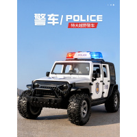 大号警车玩具惯性小汽车儿童110玩具车模型仿真男孩警察车越野车