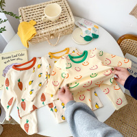 [新品直营]韩版儿童秋衣秋裤套装男女童保暖内衣秋冬季中小童睡衣宝宝家居服