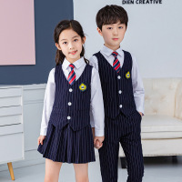 [新品直营]春秋季校服小学生西装班服套装儿童园服男童西服礼服女童童装