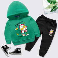 [新品直营]儿童套装男童秋季新款连帽卫衣中小学生流行卡通奥特曼棉两件套