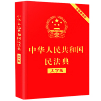 【2021实行】民法典大字版2020年版中华人民共和国民法典32烫金版全国新修订版中国民法典汇编物权法劳动法公司法合