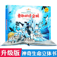 好好玩神奇生命立体书第二辑勇敢的帝企鹅 儿童3d立体翻翻书 洞洞书籍0-2-3-6-10-12周岁幼儿绘本读物 益智启蒙