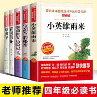 青铜葵花和小英雄雨来 四年级必读经典书目全套5册 正版曹文轩草房子原版原著完整版4下册课外书 小学生课外阅读书籍 宝葫芦