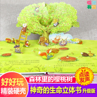 森林里的樱桃树 好好玩神奇生命立体书0-3-6-12岁绘本儿童3d翻翻早教书宝宝书籍幼儿读物故事书1到2一岁半奇趣自然
