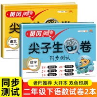 2021新版 尖子生密卷二年级下册试卷全套人教部编版黄冈 小学2下语文知识点看图写话数学口算加应用题思维拓展题天天练课堂