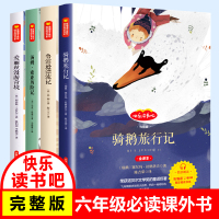 六年级必读课外书4册 骑鹅旅行记 鲁滨逊漂流记正版原著完整版小学生课外阅读书籍 爱丽丝漫游奇境汤姆索亚历险记小学版快乐读