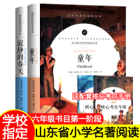 【名著打卡】全套2册 童年书 寂静的春天 高尔基正版原著六年级必读课外书小学生6年级课外阅读书籍儿童8-12岁经典老师推
