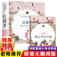 红楼梦原著正版 高中初中课外阅读书目送考点 统编教材配套阅读系列名师吴海燕精评 七八九年级青少年版儿童小学生必读书 四大