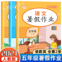 五年级下册暑假作业衔接教材五升六小学人教部编版5升6年级辅导资料语文数学英语同步练习册题配套期末总复习阅读理解专项训练暑