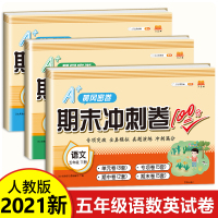 汉之简教辅2021 五年级下册试卷全套人教黄冈密卷 小学5年级下学期语文数学英语单元专项期中期末冲刺100分考试最新版试