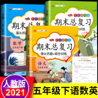 汉之简教辅 五年级下册期末总复习语文数学英语强化巩固综合训练人教版 小学5下学期课堂同步训练练习册期中期末冲刺100分测