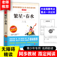 繁星春水正版原著现代诗书集歌冰心儿童文学小学生三四五六年级课外书必读老师推荐阅读天地出版社8-12岁人民文学人教版下