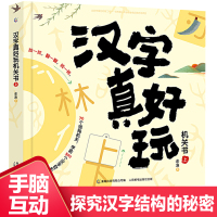 正版汉字真好玩机关书上老渔著3-6-7-8岁幼小衔接学前汉字识字启蒙幼儿园中大班入学准备一年级同步课外阅读自主阅读有故事